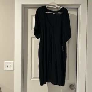 Black Smocked Dress